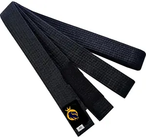 Brazilian Jiu Jitsu Belt BJJ Belt for Men & Women with Ranking Stripe Sleeve for Gi Training & Competition