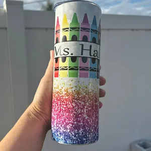 Custom teacher tumbler