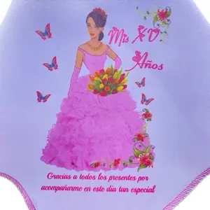 12pcs napkins, Quinceanera Favor, Recuerdos Para Quinceanera