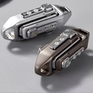 Rocket Shaped Fidget Slider, 1 Count Metal Decompression Toy, Sensory Toy, Fidget Gadget, EDC Decompression Toy for Adults & Teens, Anxiety Relief Fidget Toys, Stress Relief Fidgeting