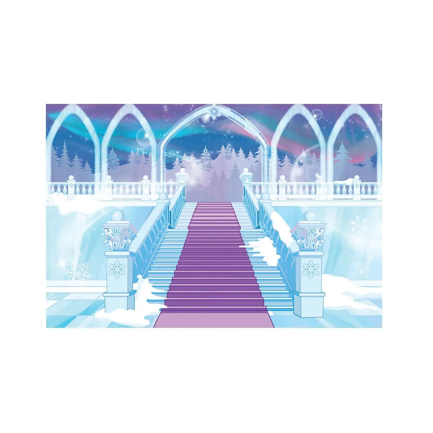 Winter Princess Backdrop - 3 Pc.