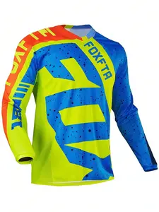 Bicycle sportswear, Lightweight Jersey, racing suit, mountain bike, BMX ATV, downhill DH T-shirt, men's fitness long sleeved T-shirt, quick drying breathable T-shirt, 2026