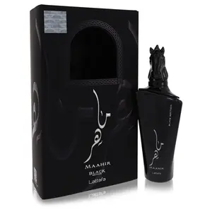 Lattafa 3.4 oz Maahir Black Edition Eau De Parfum Spray for Unisex