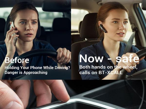 YUEYINOK Bluetooth headphones are suitable for various driving environments, noise cancelling headphone and V6.0 connectivity technology. They support hands-free operation and offer up to 42 hours of playback time.