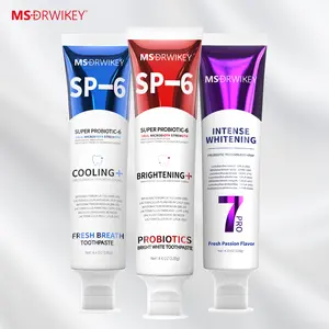 MSDRWIKEY Gift 3-Pack Toothpaste Combo: Fresh, Fluoride-Free with Fresh Mint