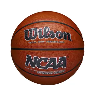 Wilson NCAA Street Shot Outdoor Basketball - Durable Outdoor & Indoor Play