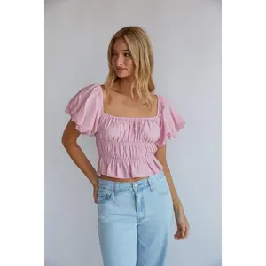 Dottie Ruffle Crop Top