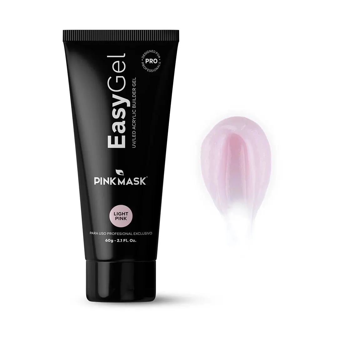 Flawless French Casual Builder Gel Nail Product, Easy Light Pink Wipeable Gel - 2 oz