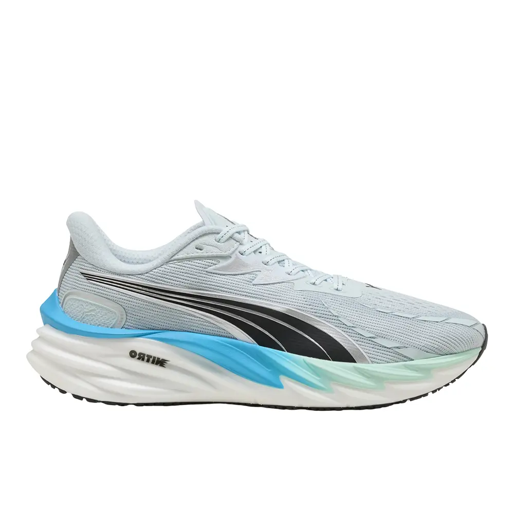 PUMA Mens Velocity Nitro 4 Running Sneakers Shoes - Blue