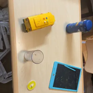 UNICOO Kids Table and 4 Chairs Set | Height Adjustable Arts & Crafts Table for Ages 3-10 | Childrens Activity Table | Preschool Furniture with Ergonomic Chairs | Easy-Clean Writable Top 21.6” x 39.4”