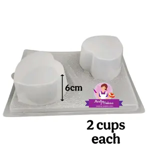 Heart Individual Jello Mold / Corazón Individual Molde Gelatina