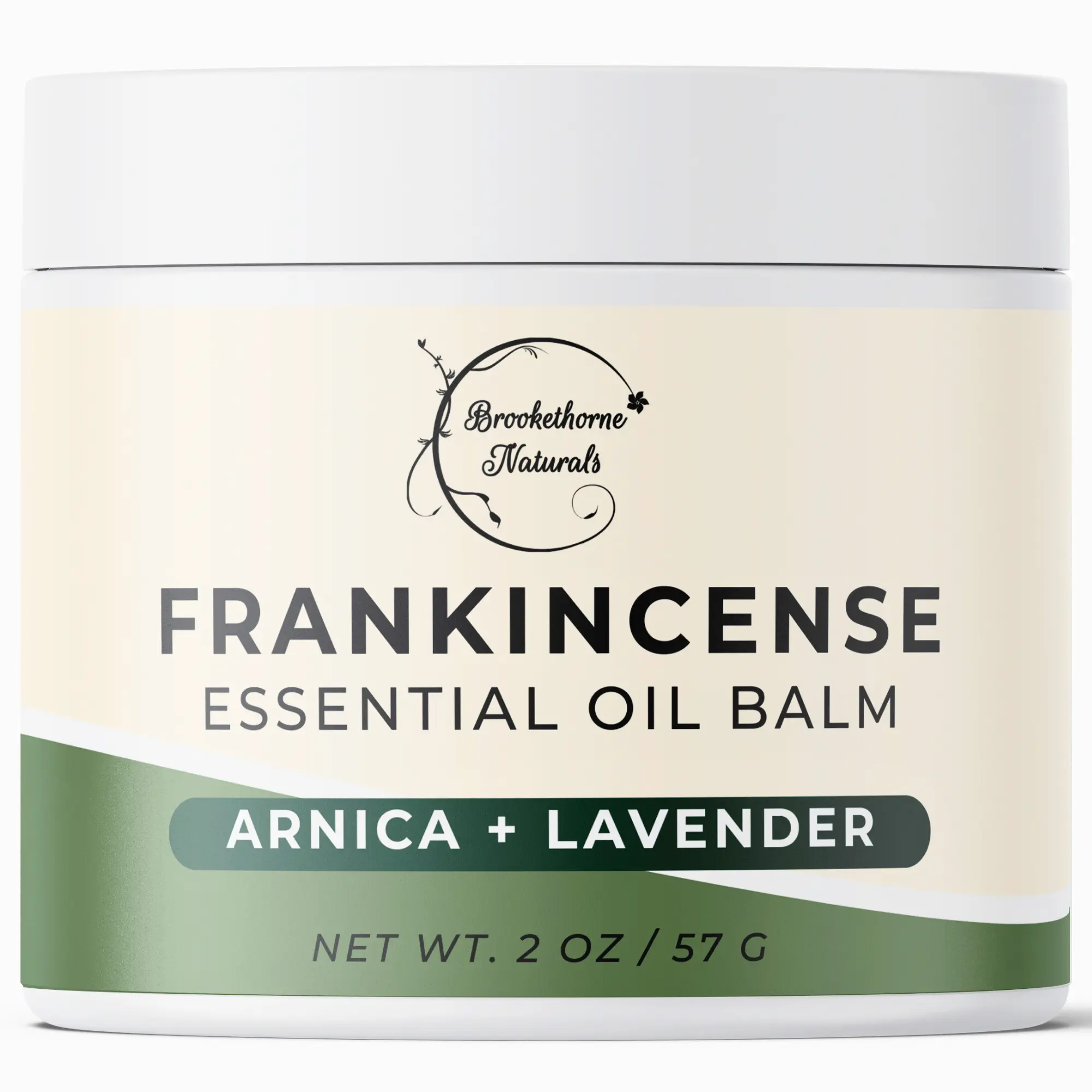 Frankincense Essential Oil Balm for Skin Hydration & Daily Massage | Fast-Absorbing Moisturizing Body Balm with Arnica, Lavender, Castor Oil & Vitamin E | 2 oz