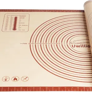 Silicone Pastry Mat 36 x 24 Inch Extra Large Baking Mat with Measurement Counter Dough Rolling Fondant Pie Crust