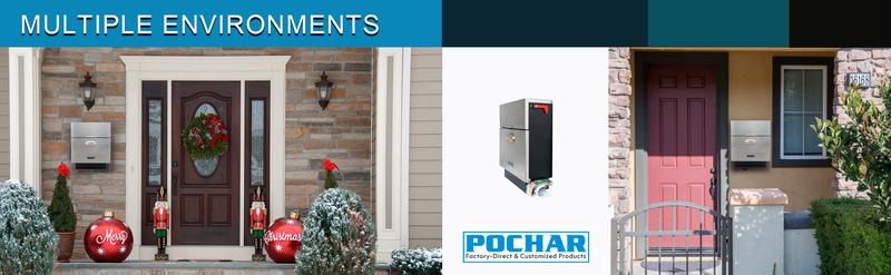 D23-H - Stainless Steel Mailbox for Walls, Heavy Duty Wall Mounted Mailbox with Newspaper Holder - 14.25'' x 6'' x 17.25'' Silver Rust Proof Steel Dropbox