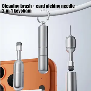 SIM Card Tray Removal Tool Eject Pin Earbuds Cleaning Brush Reset Tools Needle Opener Cleaner Pen Kit for iPhone Airpods