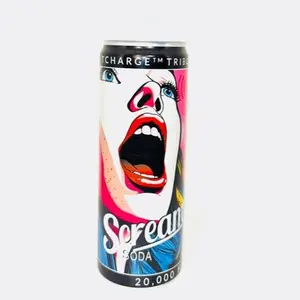 Scream Soda 12-Pack: Frequency-Infused Cola for Focus + Free Tuning Fork