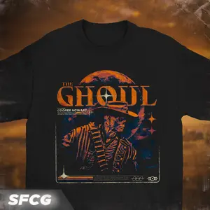 The Ghoul Fallout TV Series T-Shirt, Cooper Howard Bounty Hunter Tee, Retro Western Sci-Fi Top, Unisex Mens Womens Apparel 90s graphic
