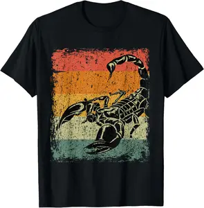 100% Cotton Retro Scorpion Gift Vintage Scorpion T-Shirt