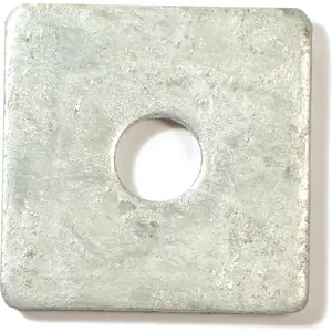 014973151881 Square Washers, 1/2 x 2 x 2 x 3/16, 25 Pieces, Silver