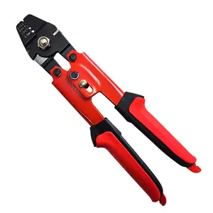 Aluminum Crimping Pliers, 8-Shape/elliptical Aluminum Crimper, Durable Thick Head, Ideal for Industrial Connections & Home Repairs