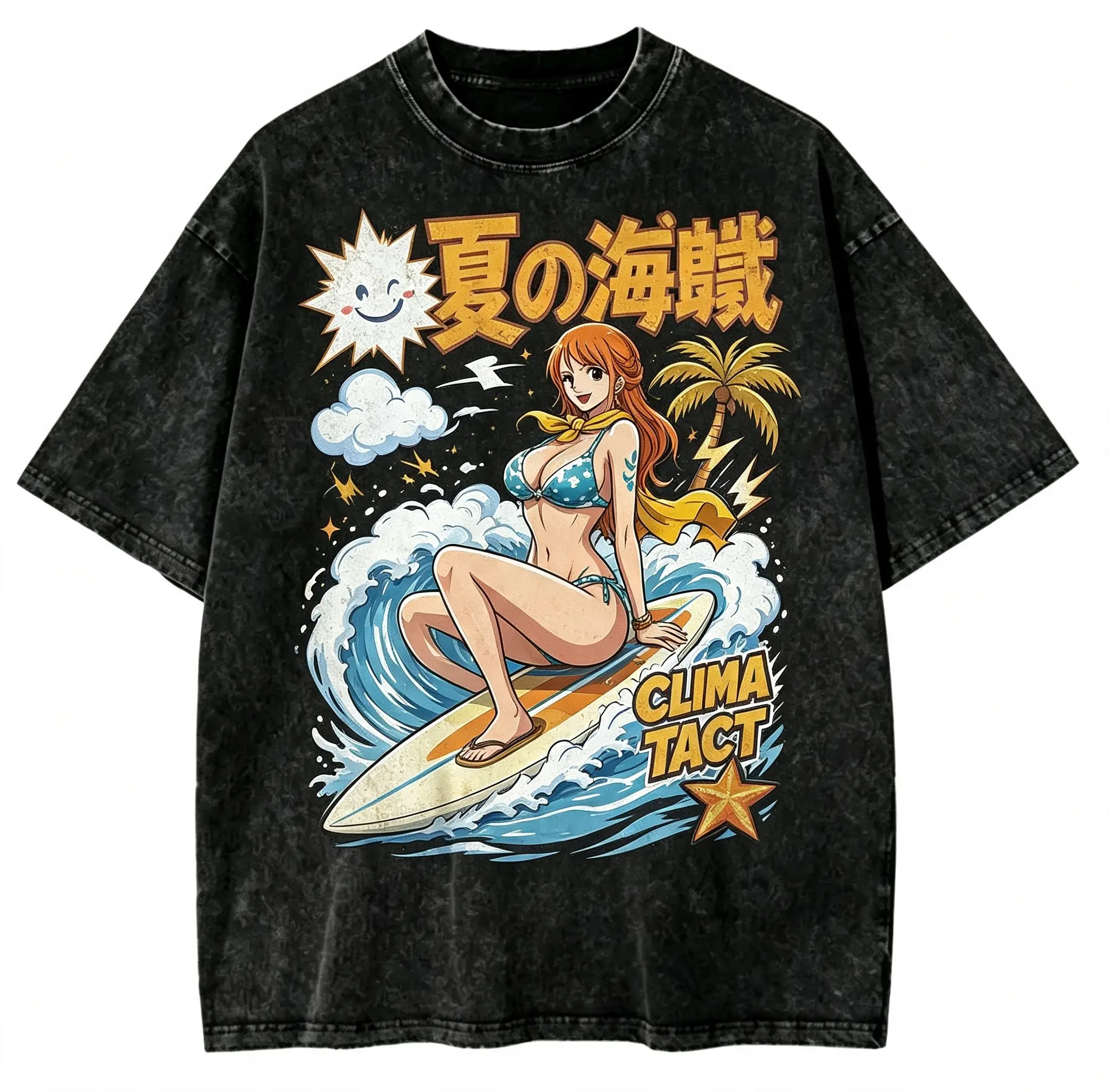 Nami Shirt, One Piece Shirt Anime Shirt Vintage Tee retro loose t-shirt funny sarcastic graphic tee casual style graphic unisex short-sleeve round neck funny t-shirt gift comfortable short sleeve tshirt casual fashion t-shirt Y2K Streetwear Graphic Tee