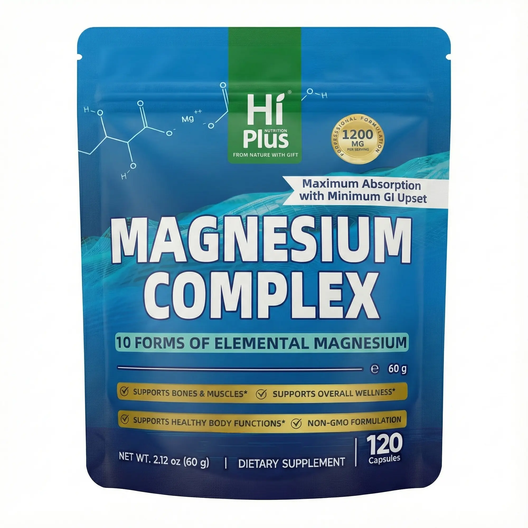Magnesium Complex 10 Essential Magnesium Supplement 1200mg 120 Capsules Magnesium Complex 10 Essential Magnesium Supplement 1200mg 120 Capsules