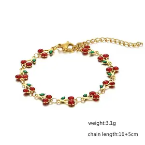 Cherry bracelet