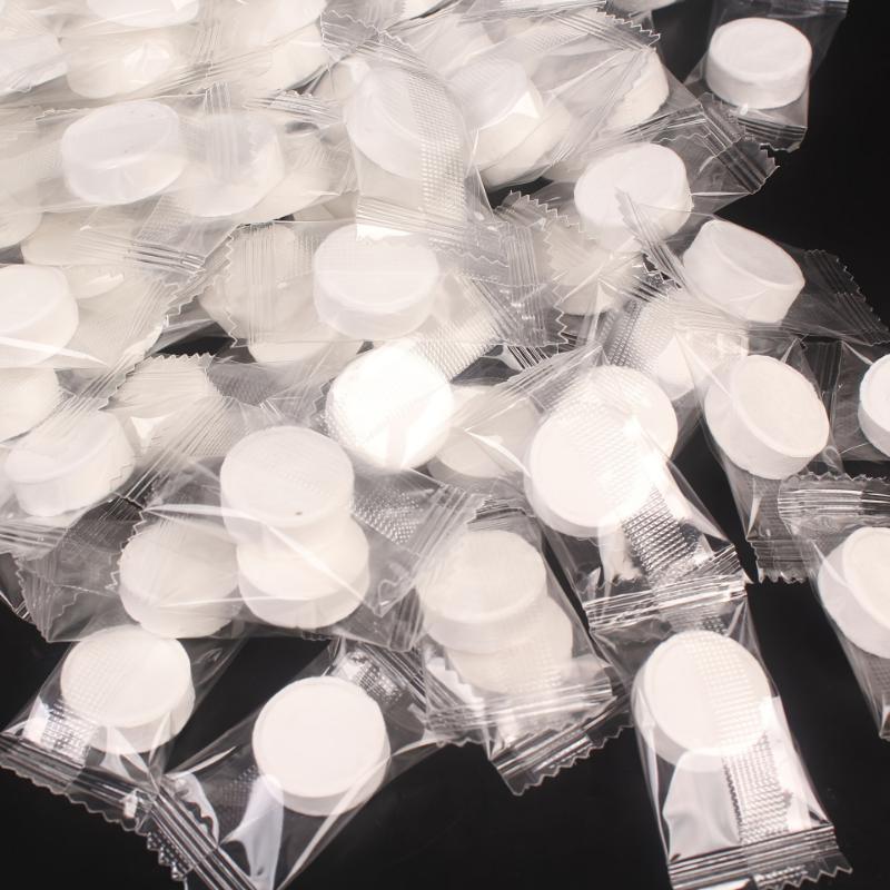 100 Pack Compressed Towel Tablets Facial Tissue Compressed Disposable Face Towel Tablets Travel Towels Compressed Magic Towels for Face Cleaning Washcloths disposable towel