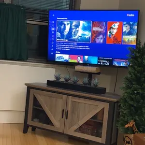 KKTONER Mobile TV Cart for 23 to 60inch LCD LED Flat Screen Curved TVs Floor TV Stand on Wheels with Height Adjustable Shelf Max VESA 400x400mm Rolling Floor TV Trolley Holds up to 88lbs tv stand Living Room Home Office