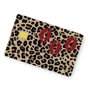 Cheetah Zebra Pink Brown Patterns Card Skin Decal Sticker