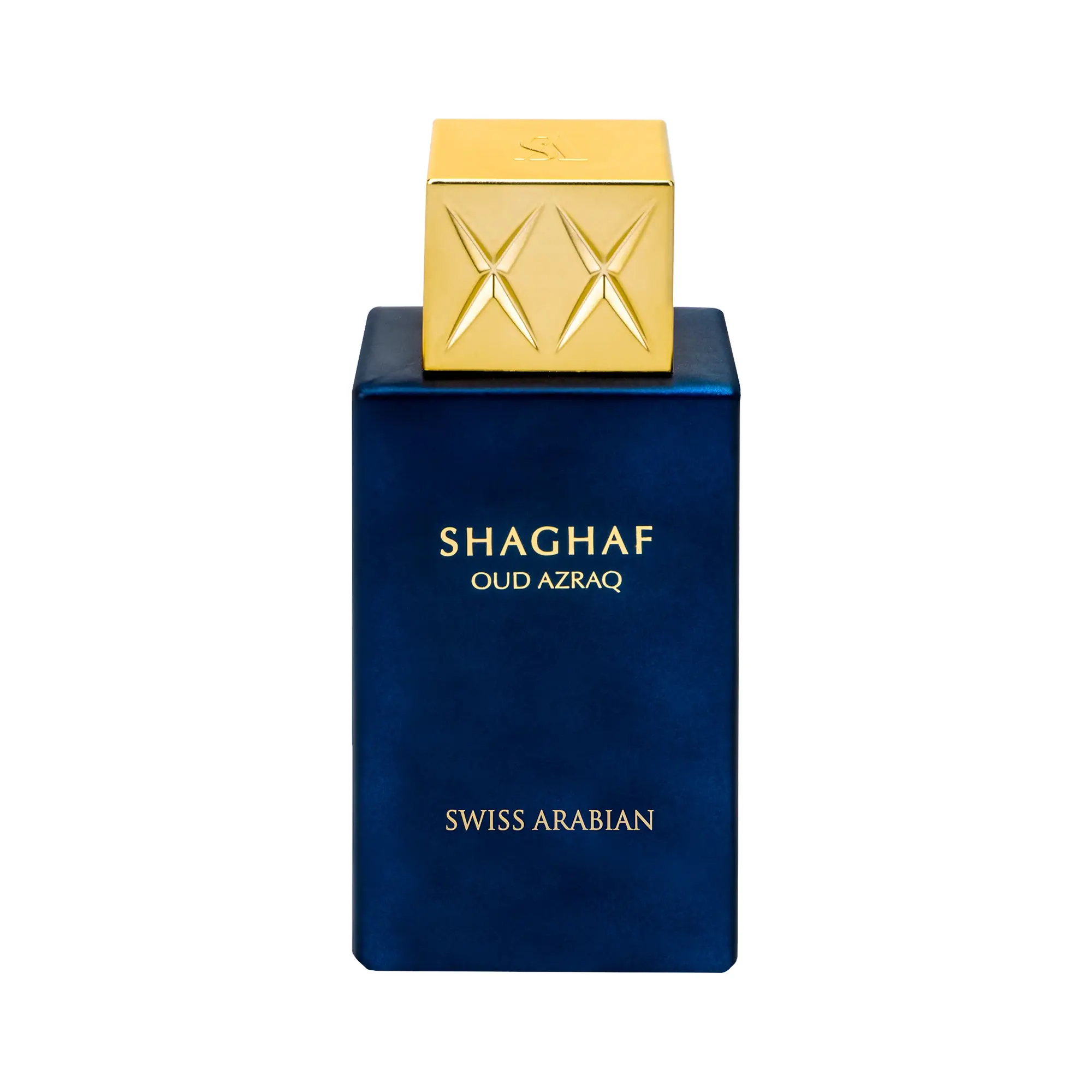 Swiss Arabian Shaghaf Oud Azraq - Luxury Unisex Eau De Parfum - Long Lasting Arabian Fragrance with Amber, Vanilla & Oud - 2.5 oz (75ML) Perfume for Men & Women