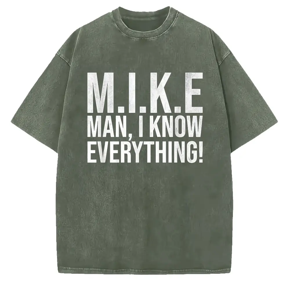 Washed T-shirt-Green