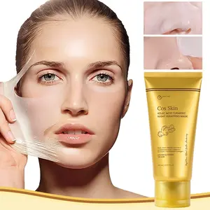 Turmeric Exfoliating Mask, Hydrating, Soothing and Moisturizing Wash-Off Face Mask Peel Off, Alpha Hydroxy Acid, Turmeric, Vitamin C, Brighten Skin Radiance, Reduce Stress, Clear Skin