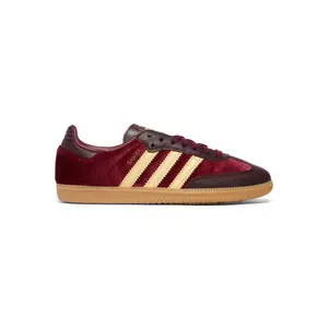 adidas Womens Samba OG Velvet (Shadow Red/Maroon/Gum)