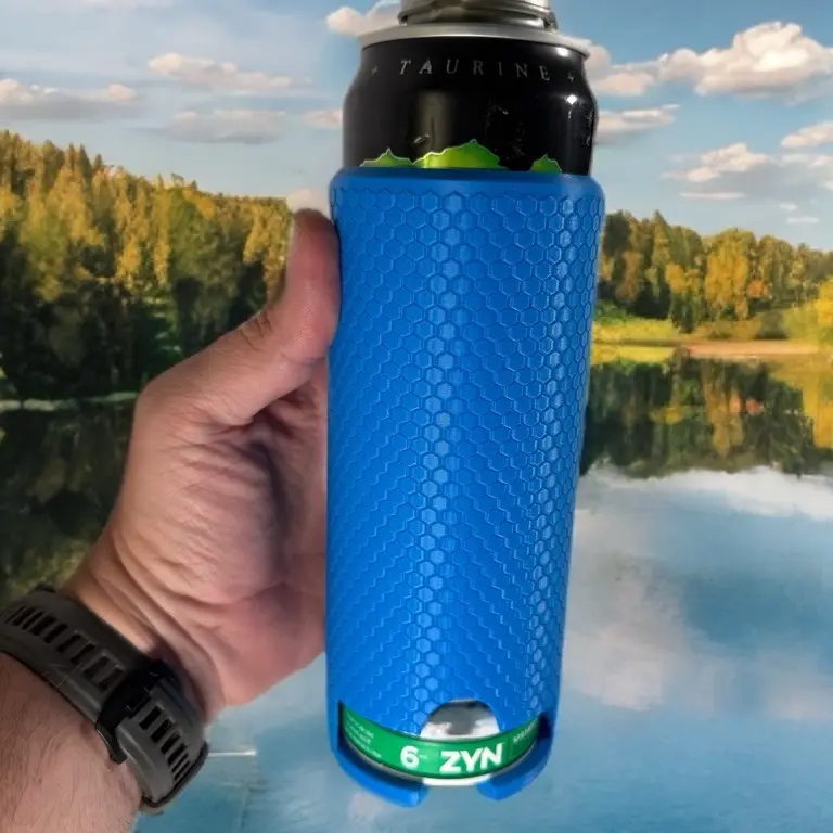 Sip ‘n Stash XL - Can & ZYN Pack Storage - 24oz Drink Cans - Fits Similar Size Nicotine Pouch Cans