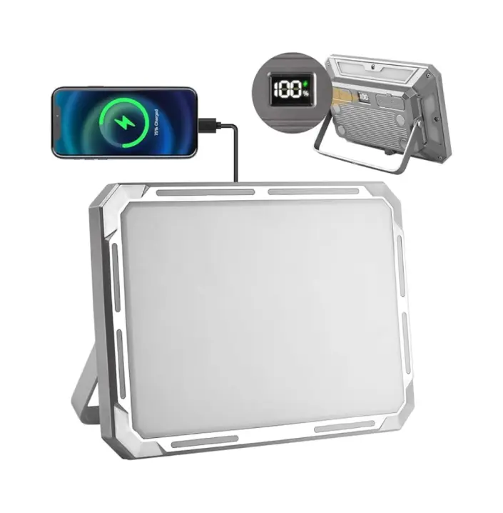 ZANOID LED Camping Tent Panel Light - Rechargeable, High-Power Adjustable Waterproof Flashlight, High Performance Multifunctional Hanging Portable Emergency Outdoor Lamp, High Performance Flashlight