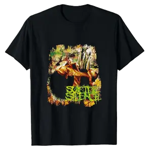Vtg Suicide Silence Band Black Men's Sweatshirt, Gift for Fans Cotton Unisex Men's T-Shirt