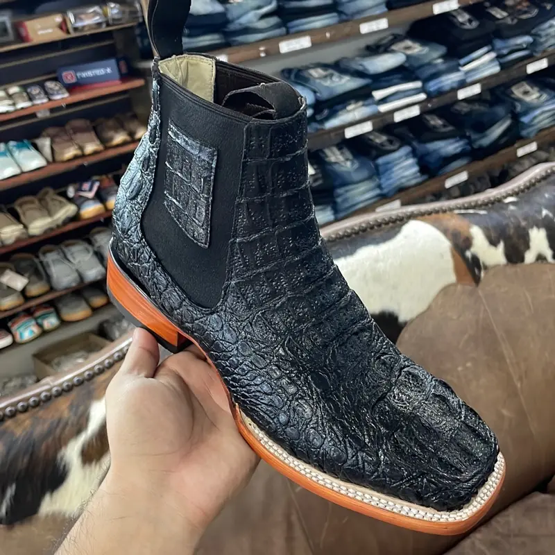 Botín Cocodrilo Nuca grabado Tennessee