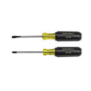 Klein Tools 32008 Screwdriver Set, Demolition and Phillips, 2-Piece