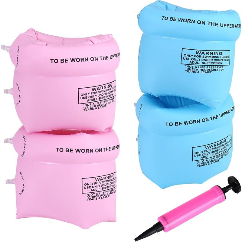 Arm Floaties Inflatable Swim Arm Bands Floater Sleeves Swimming Rings. (2-4-6-8 Pcs)