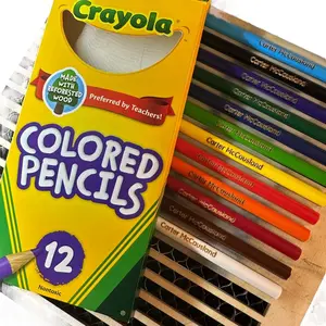 Personalized Colored Pencils, crayola pack of 12