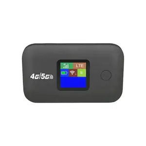 Pocket WiFi Hotspot with SIM Slot, 4G-5G LTE Support, 300Mbps Speed, LED Lights, Stable Connection, 10-Device Compatibility for Outdoor RV Travel