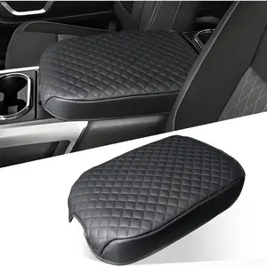 Center Console Cover for Nissan Titan 2016-2024 Bucket Seat| 1:1 Custom Fit Thick Armrest Cover Scratch-Resistant Middle Console Cover for Nissan Titan Accessories (Bucket Console Only)
