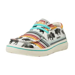 10040248 Ariat Youth Hilo Shoe - Buffalo Print