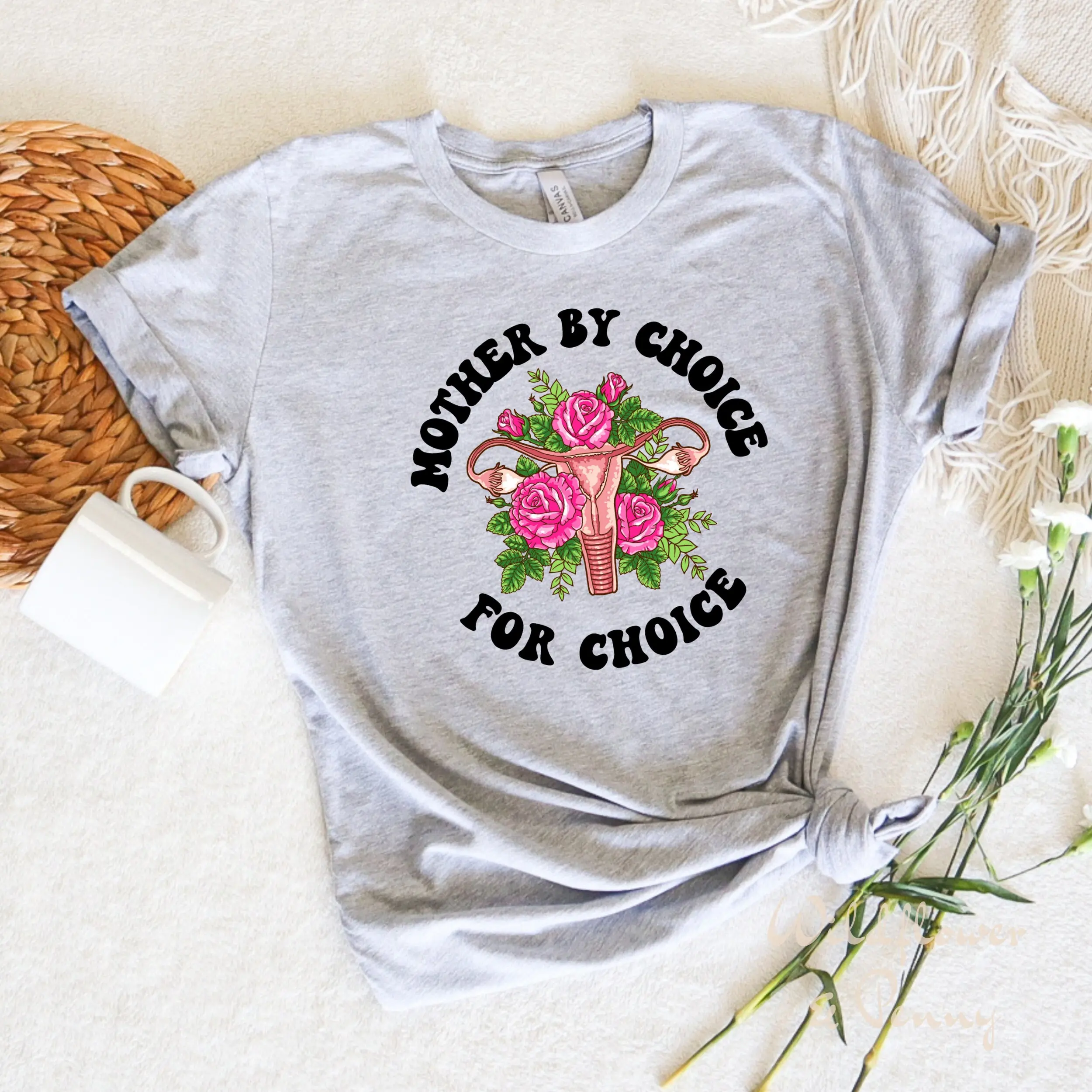 Pro Choice Shirt Mother By Choice For Choice Roe v Wade Shirt Feminist Shirt Womens Reproductive Rights Abortion Rights Activist Tshirt