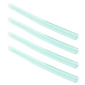 Silipint Silicone Straws – 4-Pack | Reusable, BPA-Free, LFGB-Certified, Dishwasher Safe, Flexible & Durable