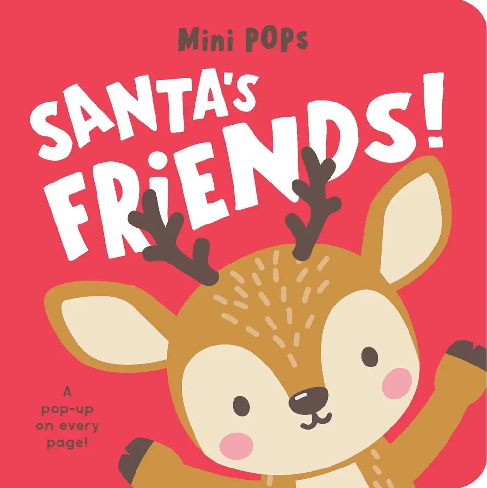 Used Mini Pops: Santa's Friends Interactive Mini Pop-Up Board Book, Soft Colors Interactive Toy, School & Educational Office Stationery Supplies