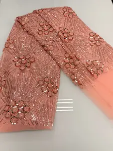 Light Peach Lace | 5 yards