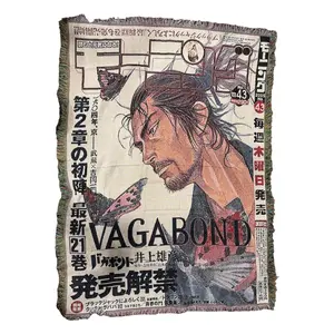 Vagabond Manga Cover 2 - musashi 50x60 in cotton tapestry
