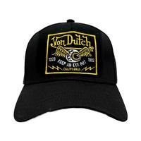 Black and Yellow Keep.An.Eye.Out Trucker Hat